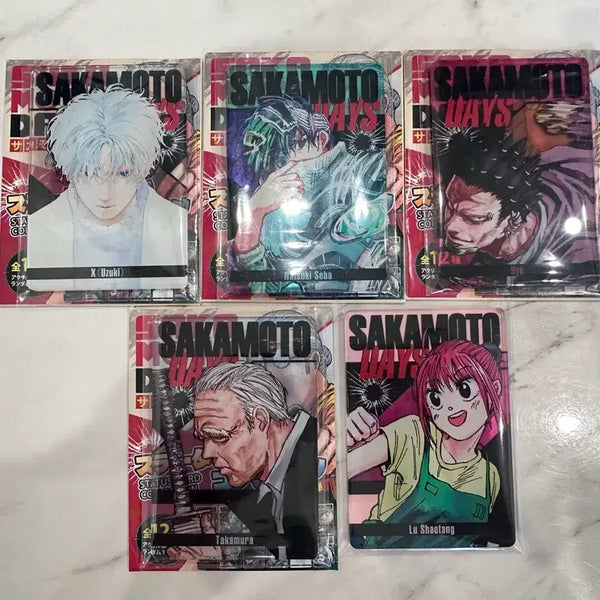 [BUNJANG] Sakamoto Days Status Card Bundle Set / 사카모토 데이즈 스테이터스 카드 일괄