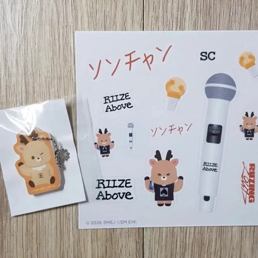 [BUNJANG] RIIZE Tokyo Dome Goods Random Toy Sungchan Photocard Sticker (Unsealed) / 라이즈 도쿄돔 굿즈 MD 랜덤토이 성찬 미개봉 스티커