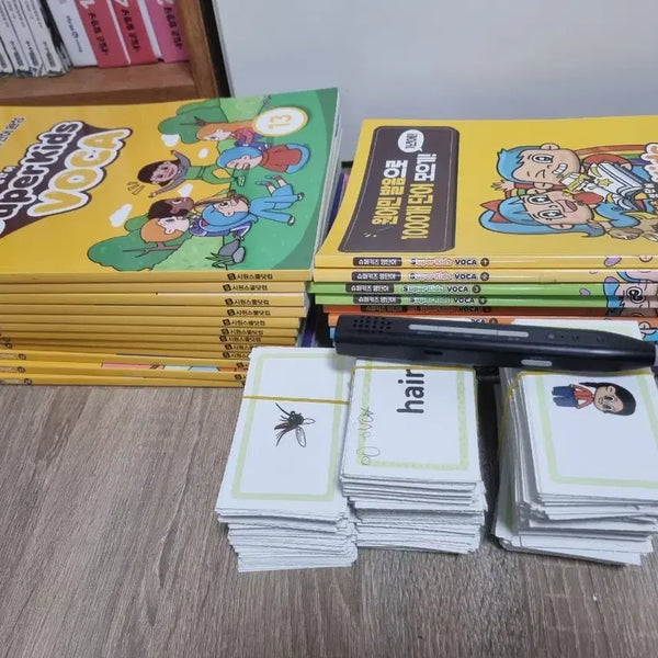 [BUNJANG] Schooool Kids Elementary English Vocabulary Books 1-24 Set / 시원스쿨 키즈 초등영어 영단어(1~24권)