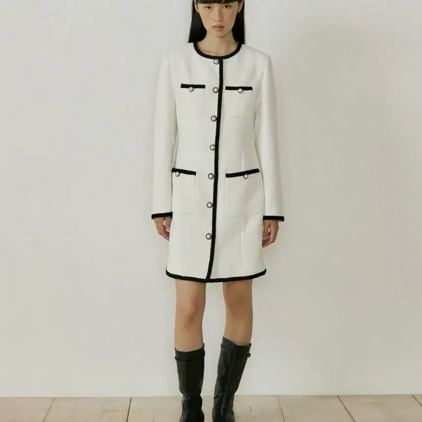[BUNJANG] Lucirju Tweed Dress / 루시르주 트위드 원피스 새상품