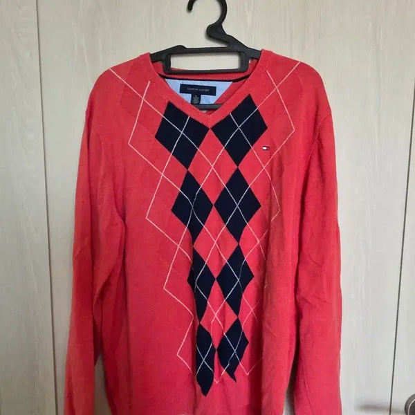 [BUNJANG] Men's Tommy Hilfiger Argyle Knit 105 / 남성 타미힐피거 아가일니트 105