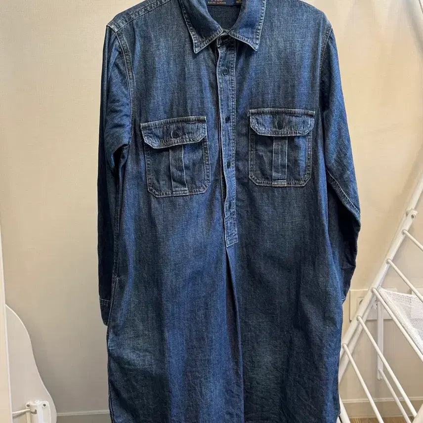 [BUNJANG] Polo Ralph Lauren Denim Shirt Dress / 폴로데님원피스
