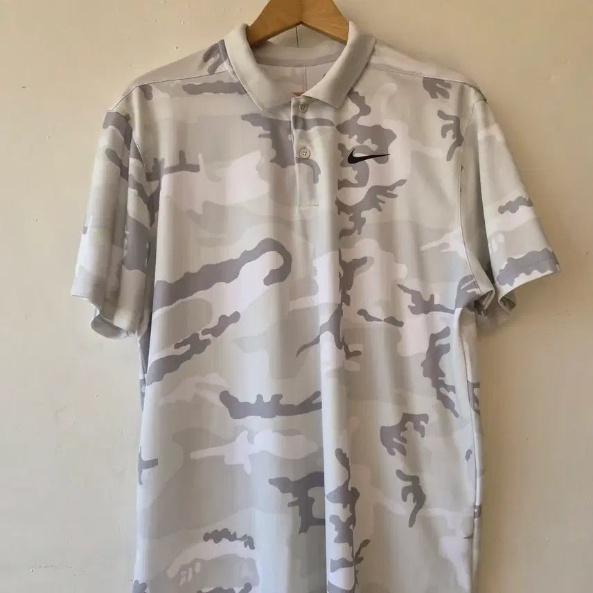 [BUNJANG] Nike Men's Military Short-Sleeve Polo T-Shirt / 나이키 남성 밀리터리 반팔PK카라티셔츠 105사이즈