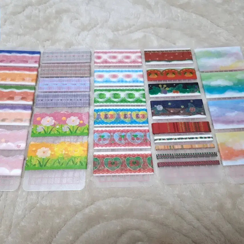 [BUNJANG] Washi Tape Cutouts - Assorted Designs / 다꾸 마테컷 처분 5개 4000원 마스킹테이프