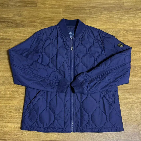 [BUNJANG] Polo Ralph Lauren Quilted Bomber Jacket Navy M / 폴로 퀼팅 보머 재킷 네이비 M 가볍고 따뜻 간절기 추천