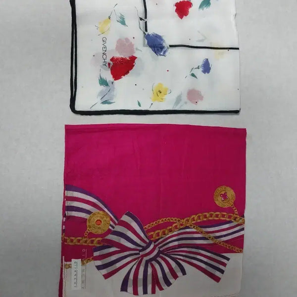 [BUNJANG] Givenchy Handkerchief Set (2 Types) / 일본 지방시손수건