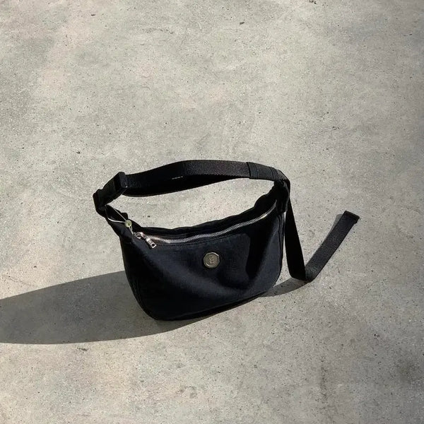 [BUNJANG] minitmute Chloe Waist Vintage Black Bag / 미닛뮤트 클로 웨이스트 빈티지 블랙