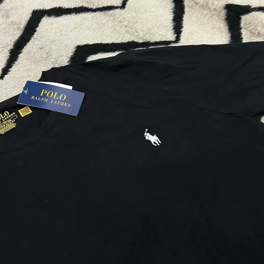 [BUNJANG] Polo Ralph Lauren Custom Slim Fit Cotton T-Shirt Black / [L]폴로랄프로렌 커스텀 슬림핏 코튼 반팔/블랙