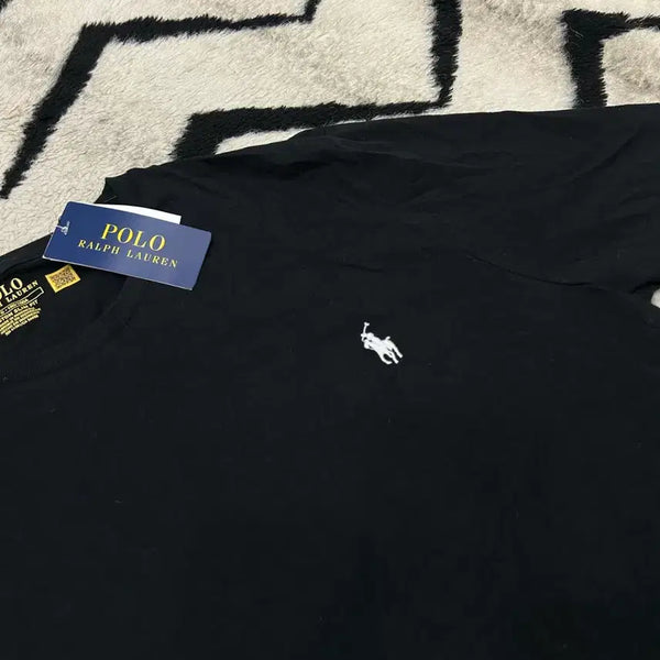 [BUNJANG] Polo Ralph Lauren Custom Slim Fit Cotton T-Shirt Black / [L]폴로랄프로렌 커스텀 슬림핏 코튼 반팔/블랙