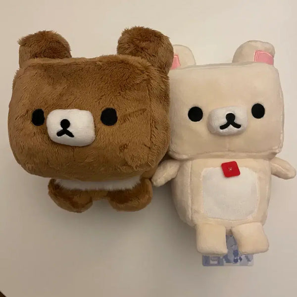 [BUNJANG] Rilakkuma Korilakkuma Kogumao Square Gaming Limited Plush Doll / 리락쿠마 코리락쿠마 코구마 마크 네모네모 게이밍 한정 인형 누이