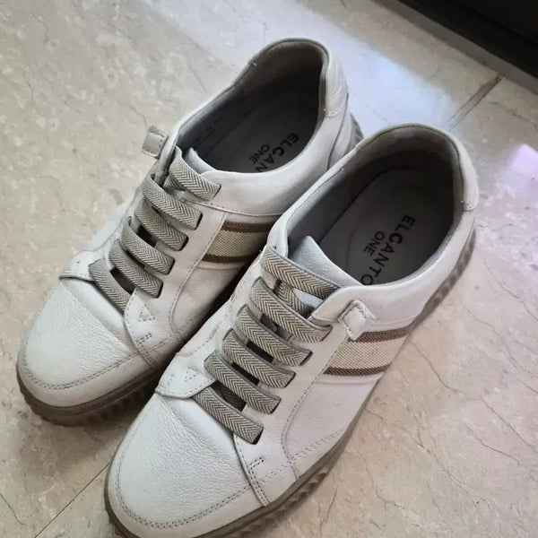 [BUNJANG] El Canto Leather Sneakers / 엘칸토 가죽 스니커즈