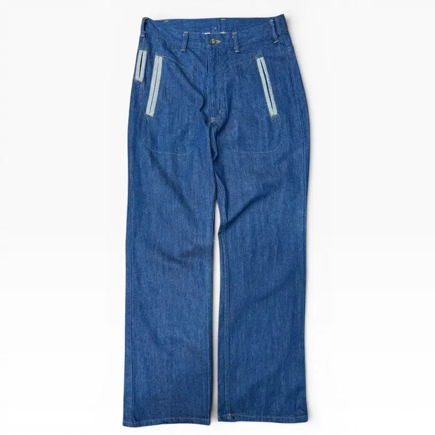 [BUNJANG] NEPENTHES Sonic Lab Curved Pocket Denim Pants / 네펜데스 소닉랩(Sonic Lab) 커브드 포켓 데님 팬츠, M