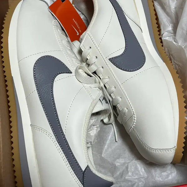 [BUNJANG] Nike Cortez Leather Segmented Grey (Size 255) / 나이키 코르테즈 레더 서멘트 그레이