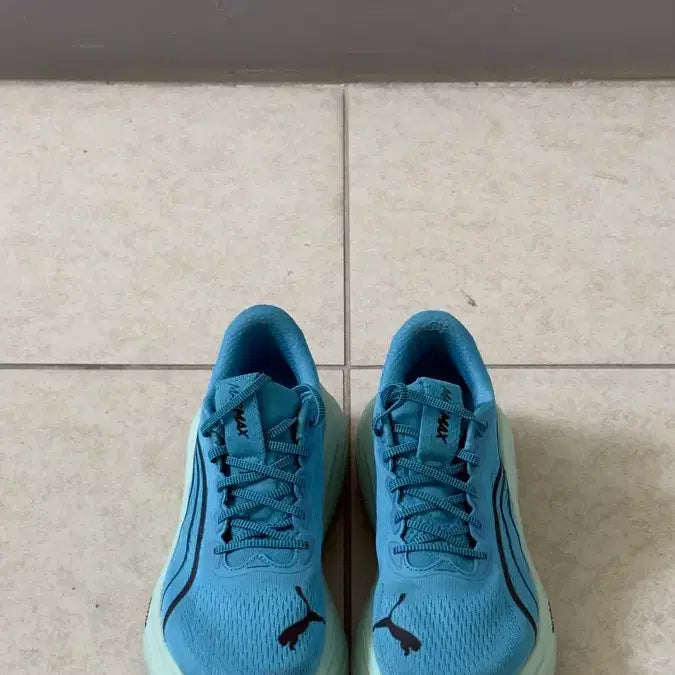 [BUNJANG] Puma Deviate Nitro Elite 2 Running Shoes Men's Size 270 / 푸마 디비에이트 나이트 라이트 블루 (270)