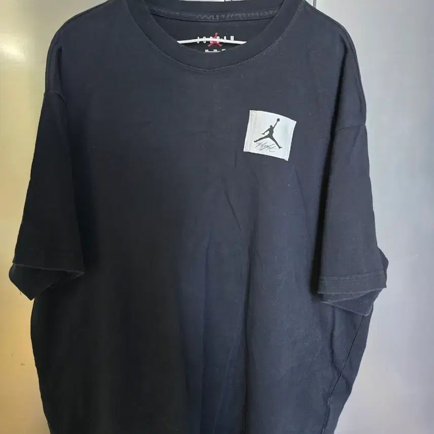 [BUNJANG] Jordan Black Flight Short Sleeve T-Shirt / 조던 블랙 Flight 반팔 티셔츠