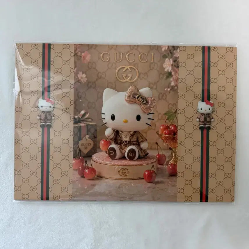 [BUNJANG] Sanrio Hello Kitty (Vintage Version) Wrapping Paper A4 / (캐릭터 애니) 포용 명품키티(구x버전) 랩핑지 (A4)