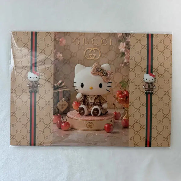 [BUNJANG] Sanrio Hello Kitty (Vintage Version) Wrapping Paper A4 / (캐릭터 애니) 포용 명품키티(구x버전) 랩핑지 (A4)