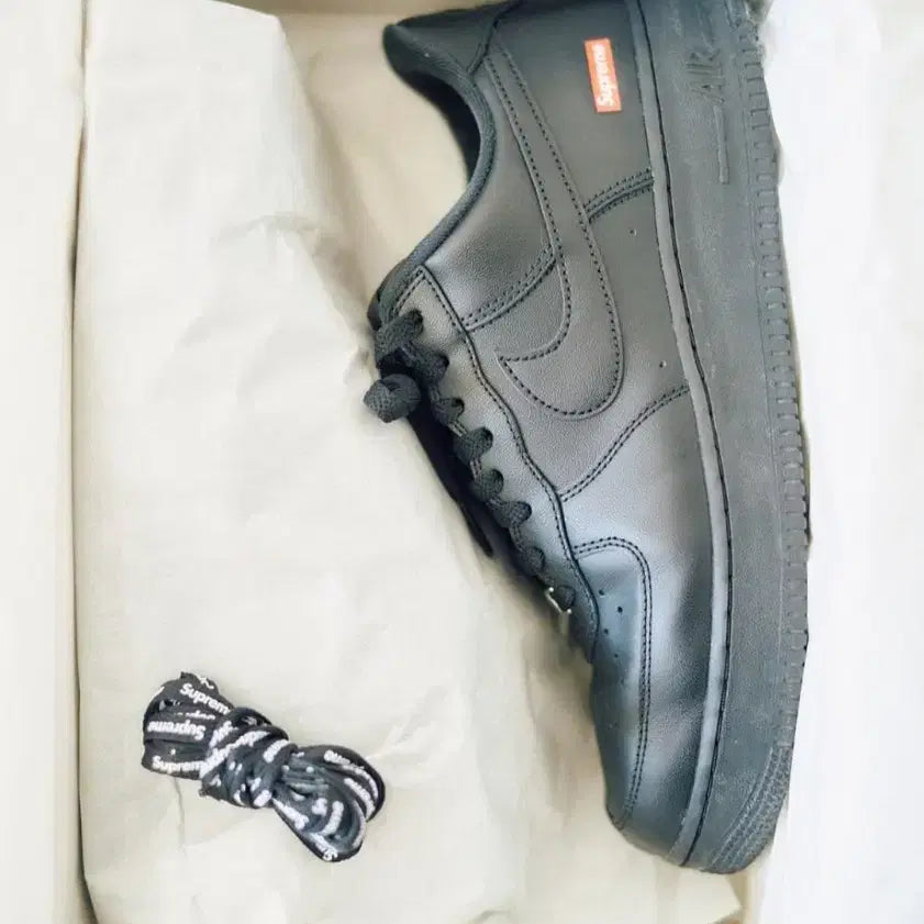 [BUNJANG] Nike Supreme Air Force 1 Black / 나이키 슈프림 에어포스1 블랙