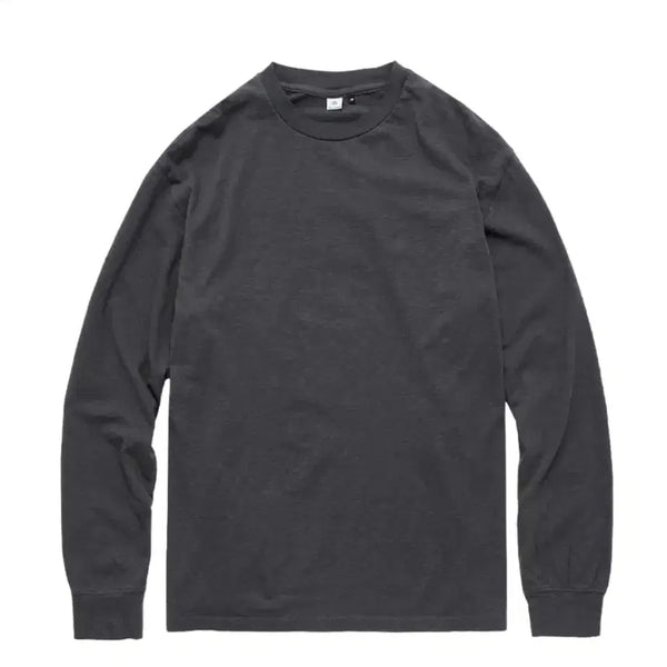 [BUNJANG] Polilateru Slub Long Sleeve Charcoal / (2) 폴리테루 슬럽 롱슬리브 차콜