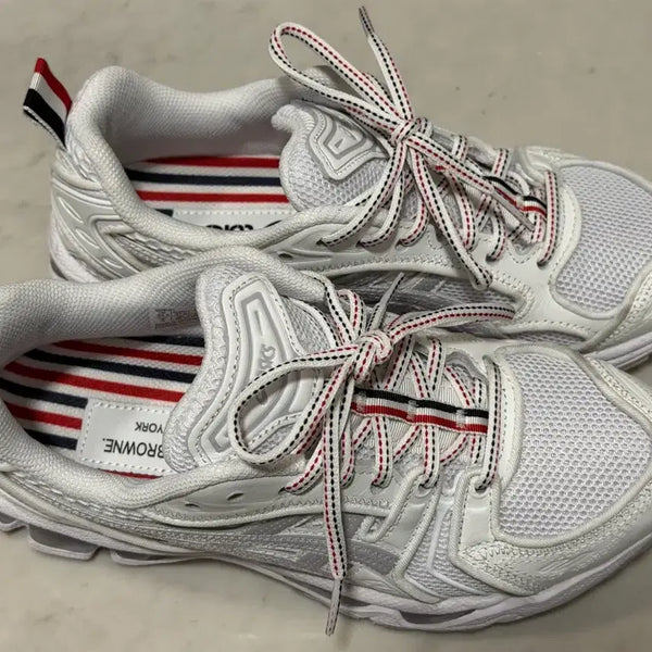 [BUNJANG] Thom Browne x ASICS Gel-Kayano White / 톰브라운 아식스 젤카야노 화이트 235