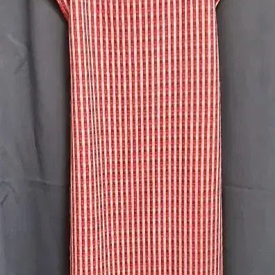 [BUNJANG] Zara Red Check Long Dress / 자라(ZARA) 레드 색상 체크 롱 원피스