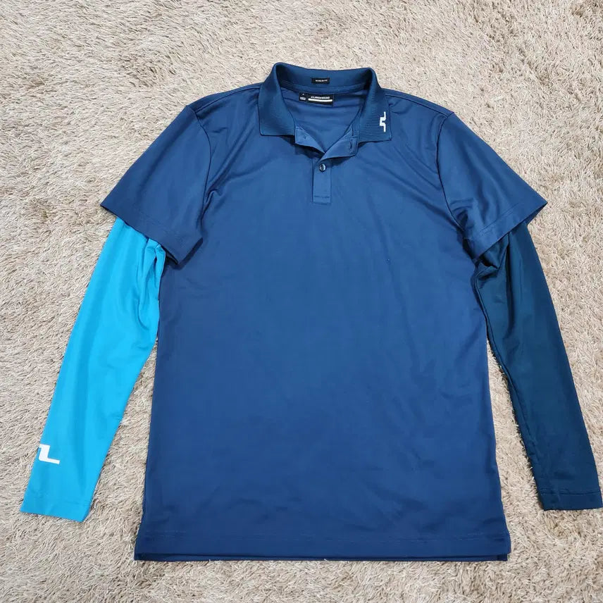 [BUNJANG] J. Lindeberg Men's Golf Long Sleeve Polo Shirt - Size M / (빈티지박스)제이린드버그 정품 골프 카라 긴팔티 남성 M