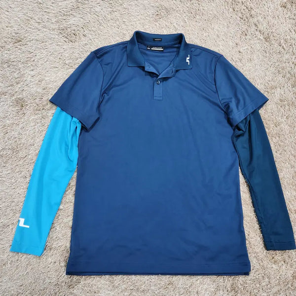 [BUNJANG] J. Lindeberg Men's Golf Long Sleeve Polo Shirt - Size M / (빈티지박스)제이린드버그 정품 골프 카라 긴팔티 남성 M