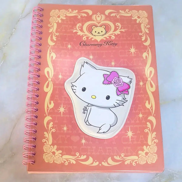 [BUNJANG] Vintage Sanrio Hello Kitty Mirror Spring Notebook / 고전 산리오 챠미키티 거울 스프링 노트