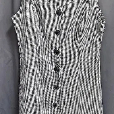 [BUNJANG] Mixxo Gingham Check Overall Mini Dress / 미쏘 깅엄체크 멜빵 미니 원피스