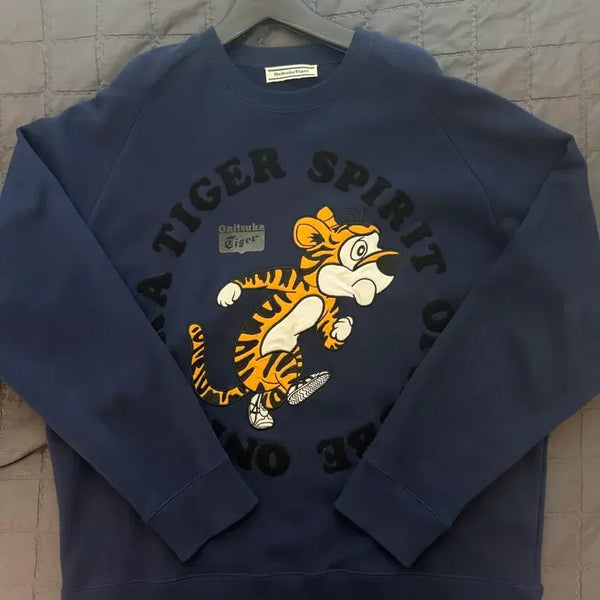 [BUNJANG] Onitsuka Tiger Sweatshirt L / 오네츠카타이거 맨투맨 L사이즈