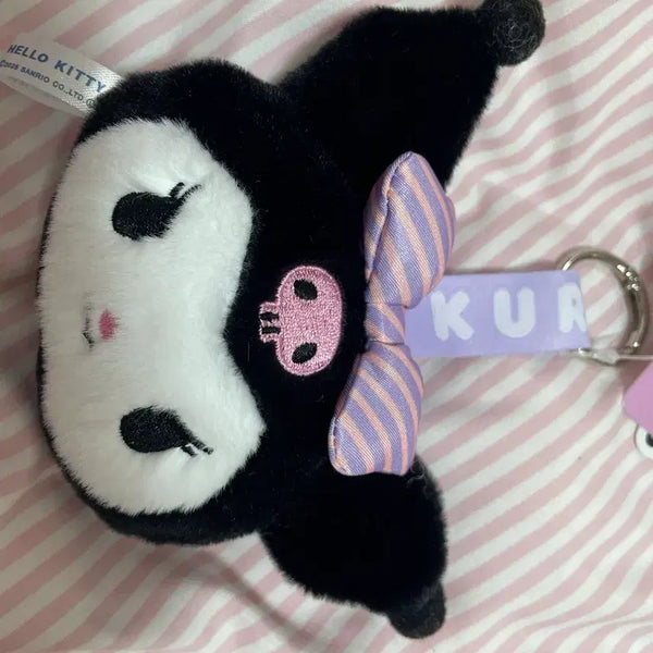 [BUNJANG] Sanrio Kuromi Character Keyring Doll Holder / 산리오 쿠로미 키링 인형 키홀더