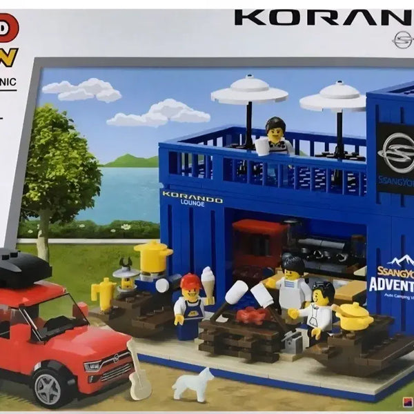 [BUNJANG] Oxford Town Korando Picnic Lego Block (New) / 옥스포드 타운 코란도 피크닉 레고 블록(새상품)