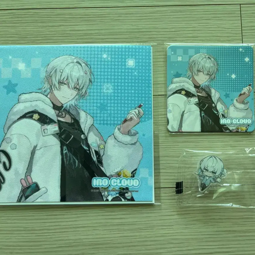 [BUNJANG] ScoChism Irocloud Cafe Pop-up POB (Multi-cleaner + Coaster + Straw) / 스코시즘 이로클라우드 카페팝업 특전 (멀티클리너+코스터+스트로우)