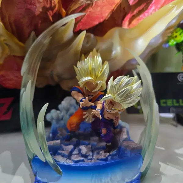 [BUNJANG] League Resin Dragon Ball Figure - Father-Son Kamehameha / 드래곤볼 레진 피규어 League 리그사 부자에네르기파