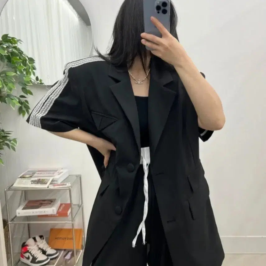 [BUNJANG] ADEL Lace Black Suit Set / 새상품)ADEL 블랙 수트