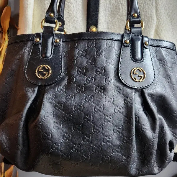[BUNJANG] Gucci Women's Leather Tote Bag / 구찌(정품)여성(가죽가방)