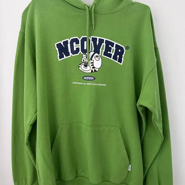 [BUNJANG] NCOVER Green Hoodie / F]앤커버 NCOVER 초록색 후드티