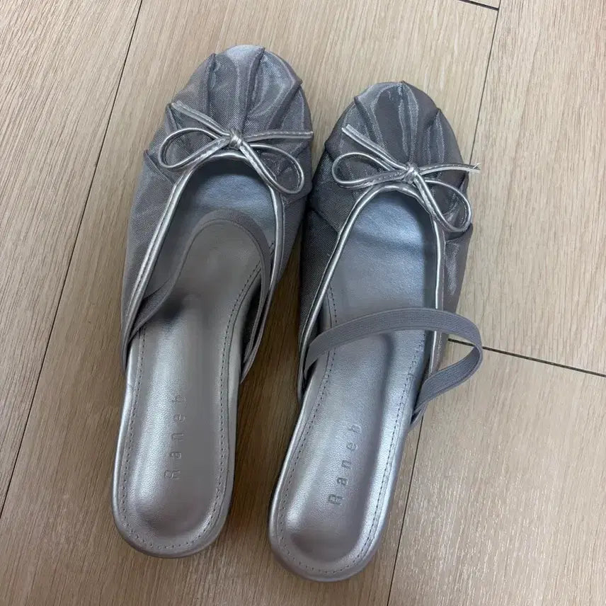[BUNJANG] Mesh Ribbon Mule Slippers / (새상품 235) 메쉬 리본 뮬 슬리퍼