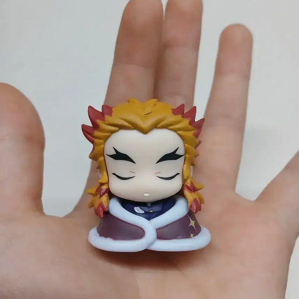 [BUNJANG] Kimetsu no Yaiba Kyojuro Rengoku Onemutan Gacha Figure / (!희귀!) 귀멸의 칼날 렌고쿠 쿄쥬로 가챠 오네무탄 피규어
