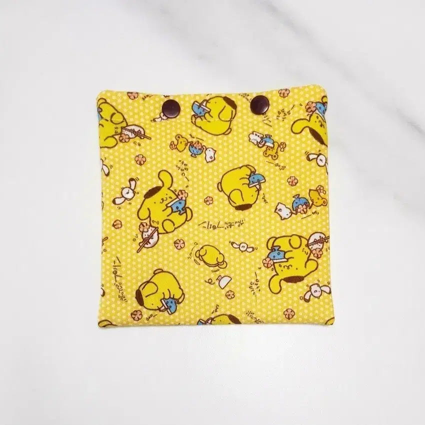 [BUNJANG] Pompompurin Snap Pouch / 폼폼푸린 똑딱이 파우치
