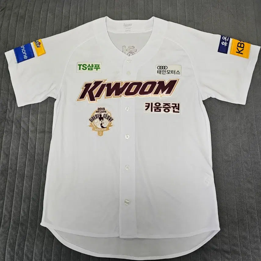 [BUNJANG] Kiwoom Heroes 2019 Kim Ha-seong Home Premium Uniform (2XL) / 키움히어로즈 2019 김하성 홈 고급형 유니폼 (110 2XL)