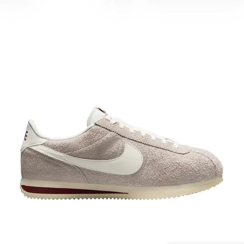 [BUNJANG] Nike Cortez SE Suede College Grey Dark Team Red Shoes / 나이키 코르테즈 SE 스웨이드 컬리지 그레이 다크 팀 레드 280