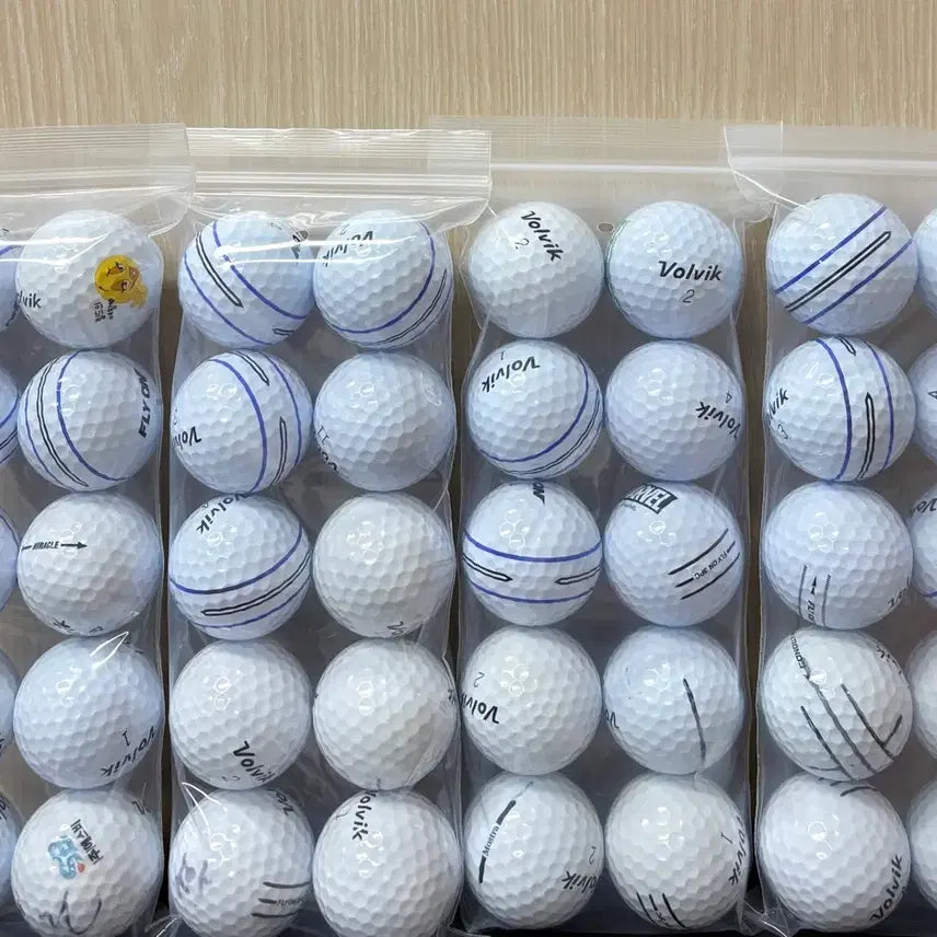 [BUNJANG] Volvik White Lost Ball (50 pcs) / 볼빅 화이트 로스트볼 A~특A (50개)