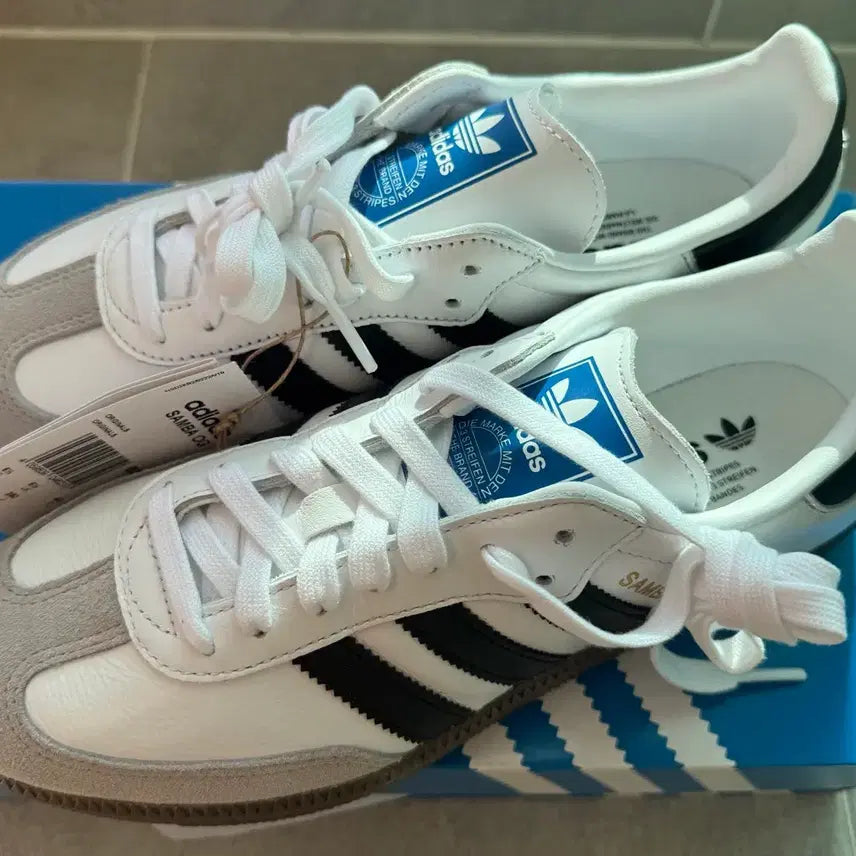 [BUNJANG] Adidas Samba OG White Black / 아디다스 삼바 OG 화이트 블랙