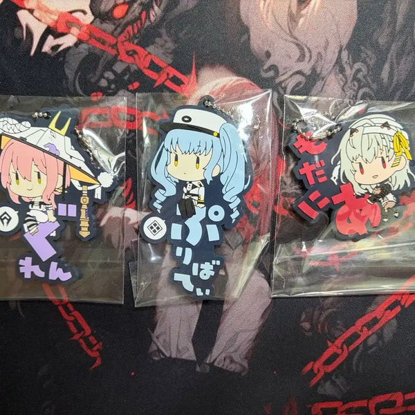 [BUNJANG] Goddess of Victory: NIKKE Rubber Keyring Set (3 Types) / 승리의 여신 니케 러버 키링3종