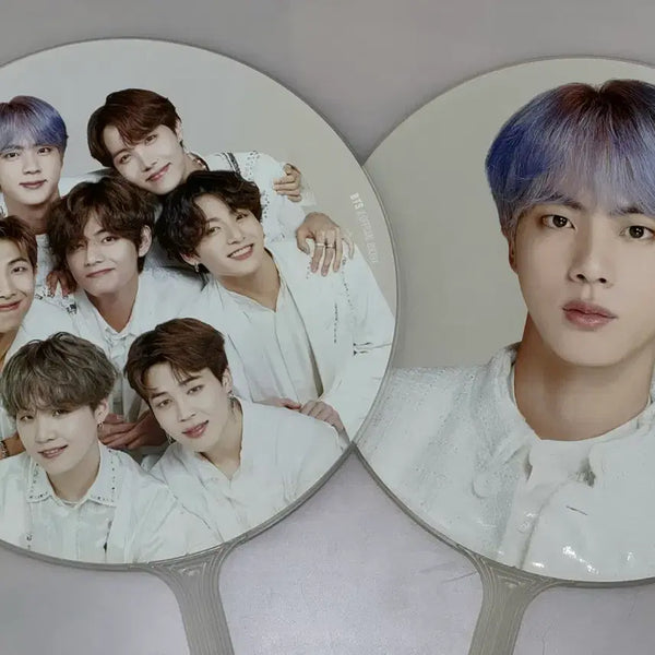 [BUNJANG] BTS Group & Jin Uchiwa Fan Set / 방탄소년단 BTS 단체 / 진 부채 우치와 세트
