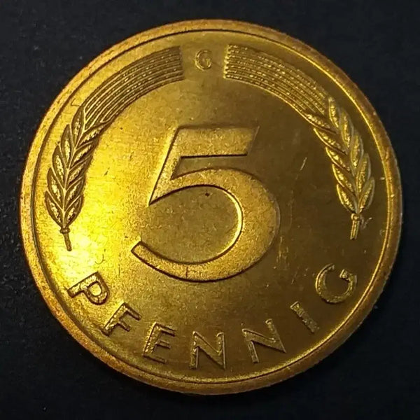 [BUNJANG] 1999 Germany 5 Pfennig Coin (Unused) / [미사용] 1999년 독일 5페니히 동전 w946