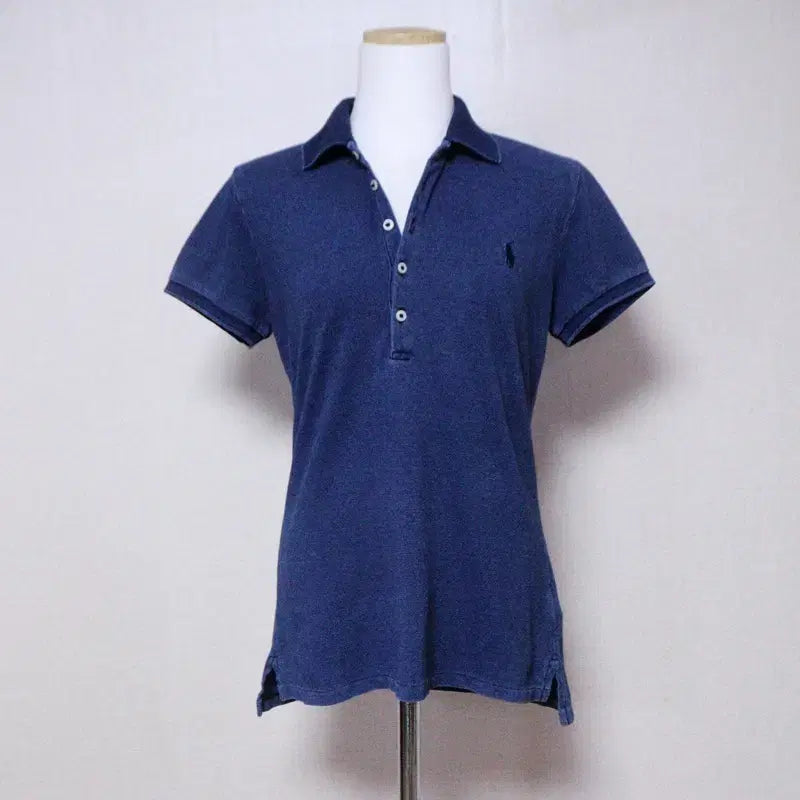 [BUNJANG] Polo Ralph Lauren Women's Denim T-Shirt Navy Size 55 / 폴로 여성55 데님 티셔츠(4)