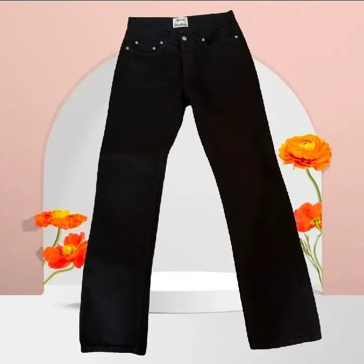 [BUNJANG] Acne Studios Black Denim Jeans Pants / (정품) 아크네 스튜디오 Acne Studios 블랙 진 데님 팬츠