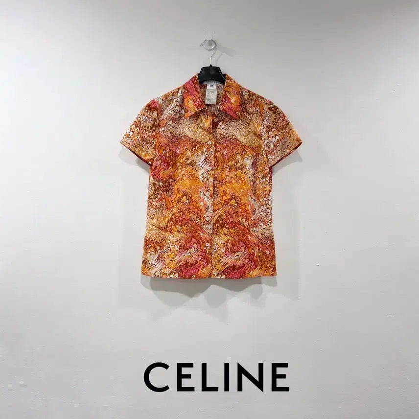 [BUNJANG] CELINE Psychedelic Women's Shirt / CELINE 셀린느 psychedelic 여성 셔츠